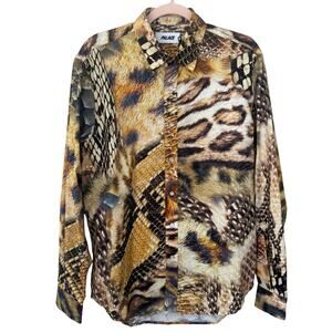 Palace Skateboard Men's Animal Print Shirt Size Medium NWT